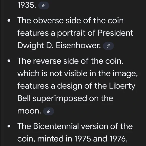 Commemorative Eisenhower Dollar Coin in Display Case - Picture 4 of 6